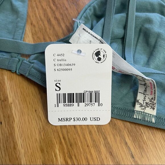 Free People Pima Cotton Perfect Bralette in Trellis - Picture 6 of 6